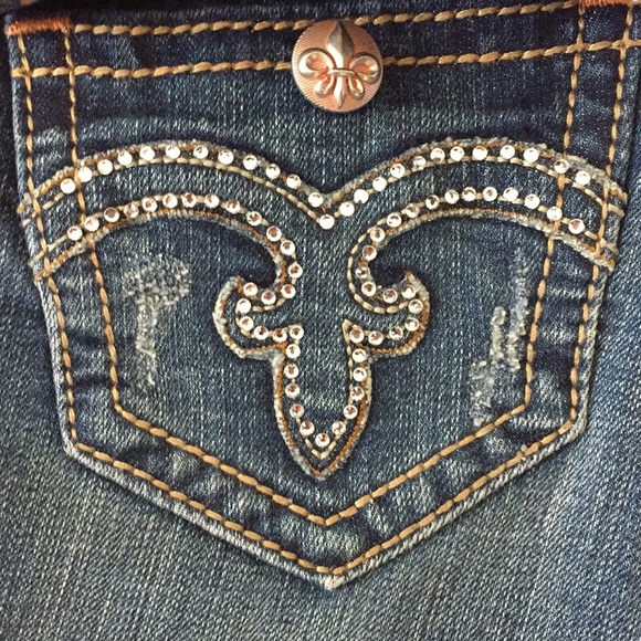 Rock Revival Jeans with Swarovski Crystal Pockets - Picture 4 of 7